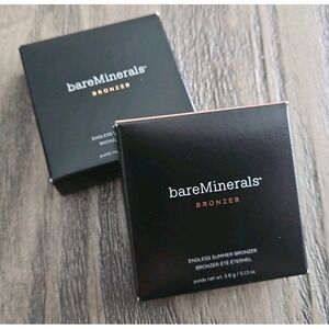 Set 2 bareMinerals Endless Summer Bronzer WARMTH - Travel Size 3.8g / 0.13oz